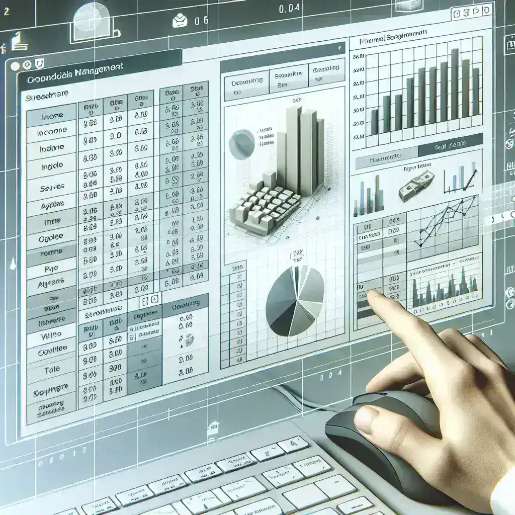 "Imagem ilustrativa de uma planilha do Excel mostrando gráficos e tabelas para controle financeiro, destacando dicas de uso eficaz para gestão de finanças pessoais."