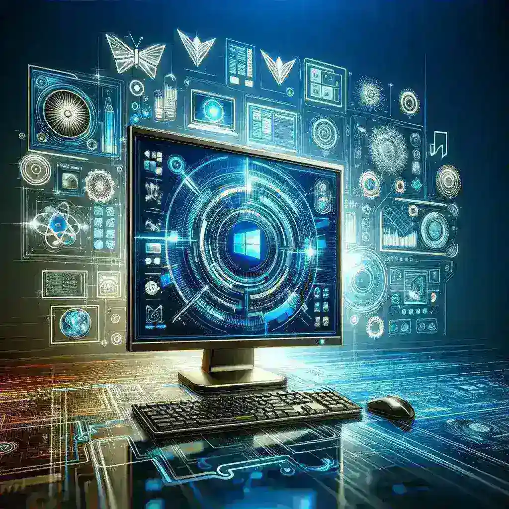 "Microsoft revela a primeira prévia oficial do Windows 12, apresentado em evento de lançamento com novas funcionalidades e design atualizado."