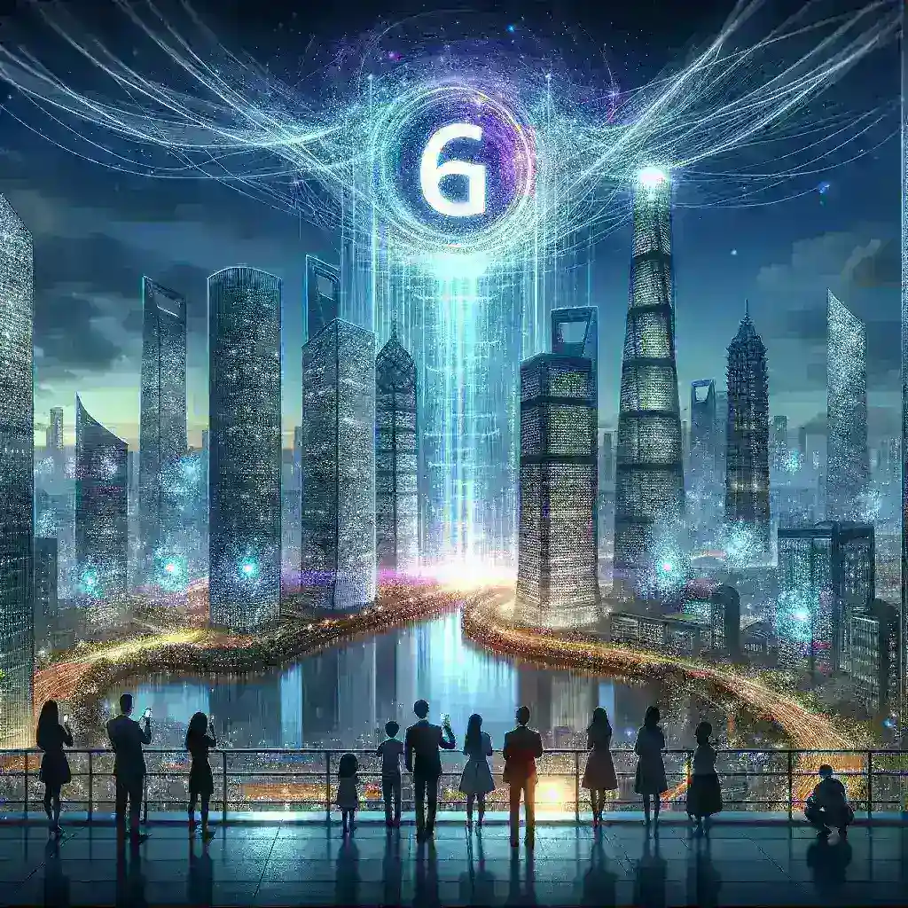 "China realiza primeiro teste público de rede 6G com velocidade recorde, destacando inovações tecnológicas e avanço na conectividade."