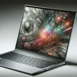 "Imagem de processadores gráficos integrados da AMD projetados para notebooks ultrafinos, destacando desempenho e eficiência em gráficos para dispositivos móveis."